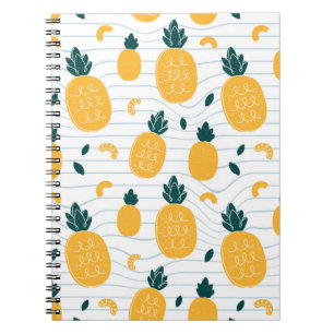 Cuaderno Patrón de piñas sin soldadura