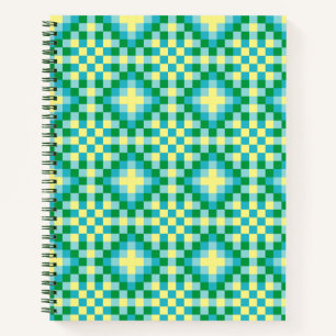 Cuaderno Patrón de píxeles claros