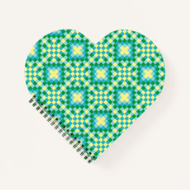 Cuaderno Patrón de píxeles claros