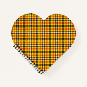 Cuaderno Patrón de plástico rojo negro amarillo-57577