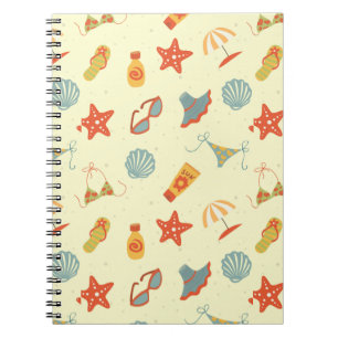 Cuaderno Patrón de playa de verano