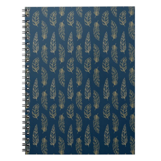 Cuaderno Patrón de plumas (Frente)