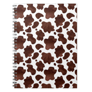 Cuaderno Patrón de puntos de vaca Impresión de animales mar