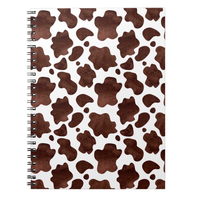 Cuaderno Patrón de puntos de vaca Impresión de animales mar (Frente)