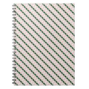 Cuaderno Patrón de raya de Navidades festivos de clase de C