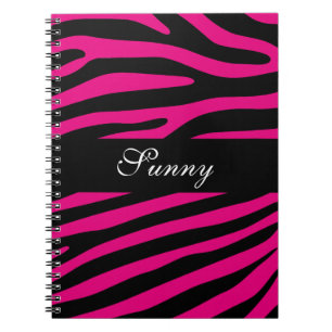 Cuaderno Patrón de rayas de cebra + tu fondo e ideas
