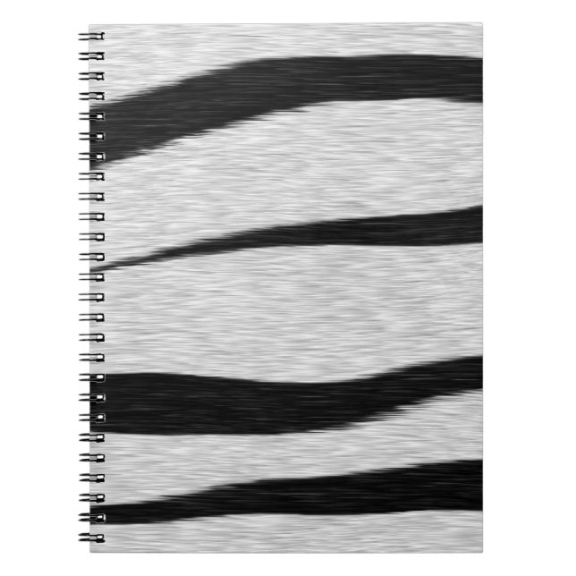 Cuaderno Patrón de rayas de tigre. (Frente)