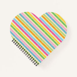 Cuaderno Patrón de rayas dibujadas a mano