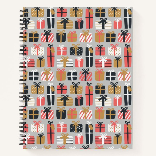 Cuaderno Patrón de regalo de navidades (Anverso)
