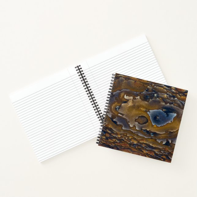 Cuaderno Patrón de remolino en laje de jaspe (Interior)