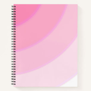 Cuaderno Patrón de remolino rosa pastel