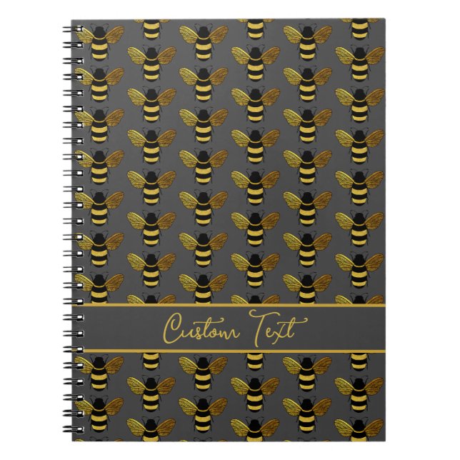 CUADERNO PATRÓN DE REPETICIÓN DE LA BARRA DE ORO NEGRO BOMB (Frente)