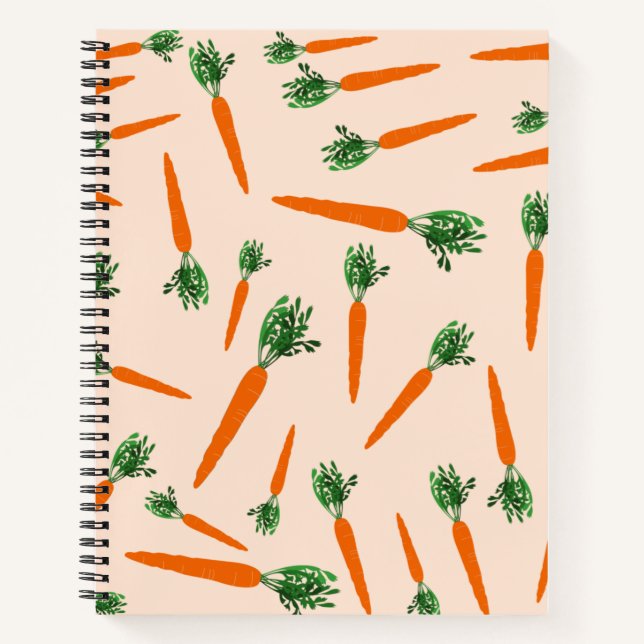Cuaderno Patrón de restricción de naranja (Anverso)
