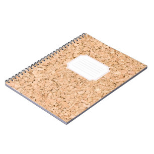 Cuaderno Patrón de roble de corcho