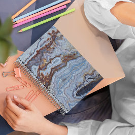Cuaderno Patrón de roca de Lace Agate
