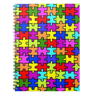 Cuaderno Patrón de rompecabezas del rompecabezas del arco