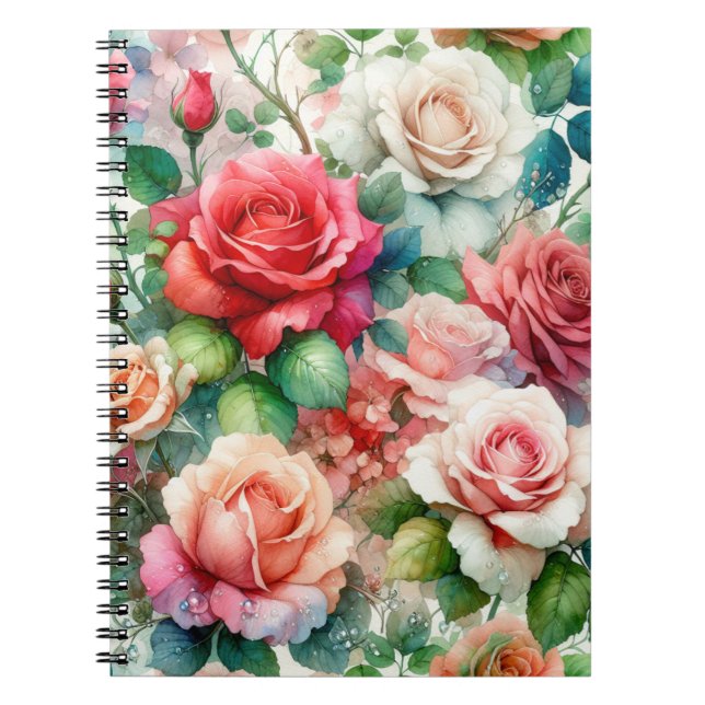 Cuaderno Patrón de Rosa Caprichosa (Frente)