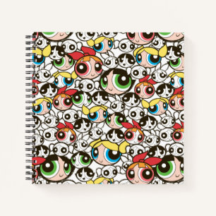 Cuaderno Patrón de rostro de Chicas poderosos