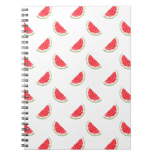 Cuaderno Patrón de sandía de color