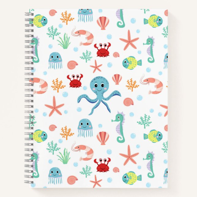 Cuaderno patrón de Sea World (Anverso)
