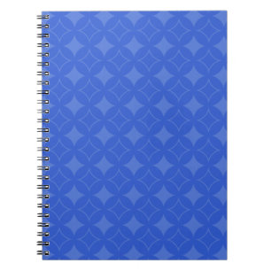Cuaderno Patrón de shippo azul real