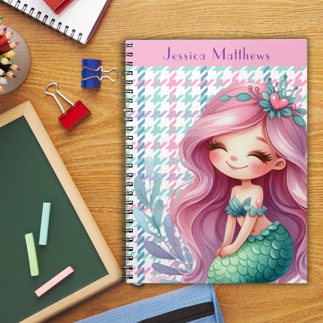 Cuaderno Patrón de sirena para niñas (Subido por el creador)