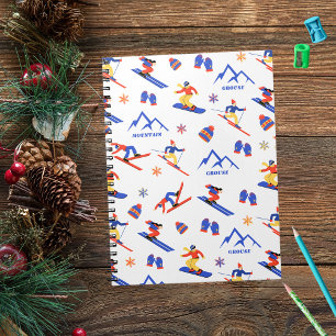 Cuaderno Patrón de snowboard de la montaña Grouse Mountain