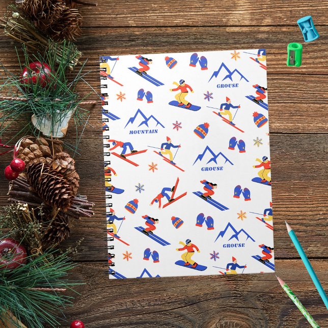 Cuaderno Patrón de snowboard de la montaña Grouse Mountain  (Subido por el creador)
