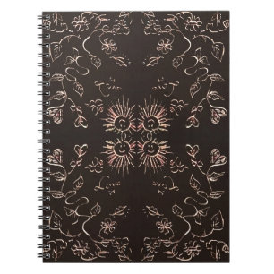 Cuaderno Patrón de Sol y Flores