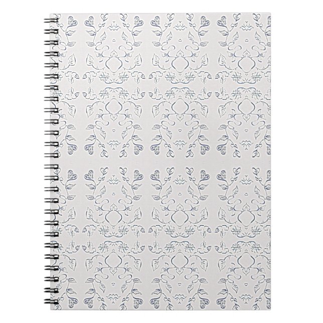 Cuaderno Patrón de Sol y Flores (Frente)