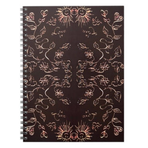 Cuaderno Patrón de Sol y Flores