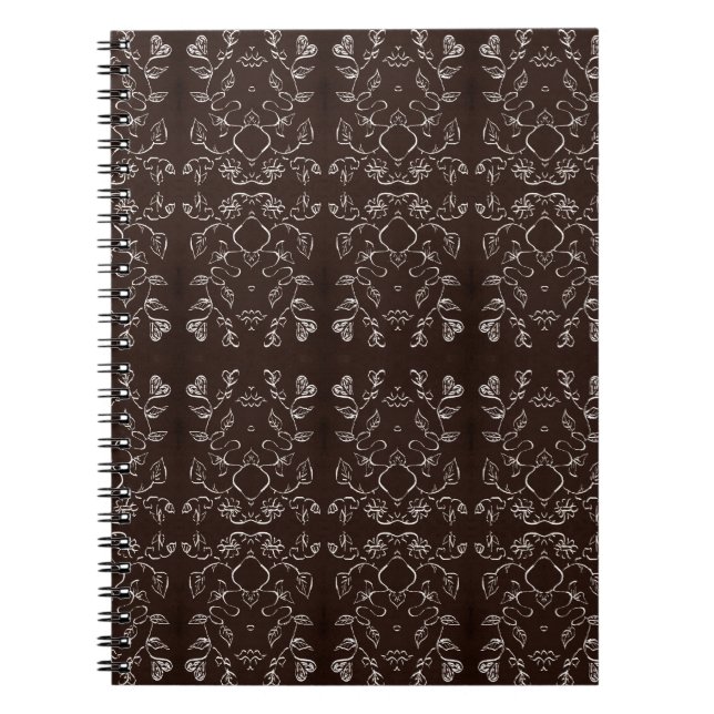 Cuaderno Patrón de Sol y Flores (Frente)