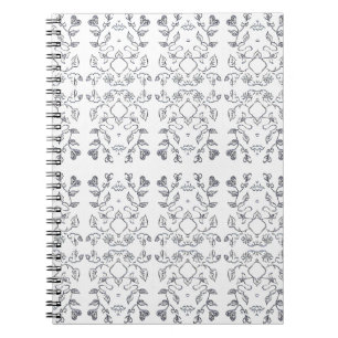 Cuaderno Patrón de sol y flores