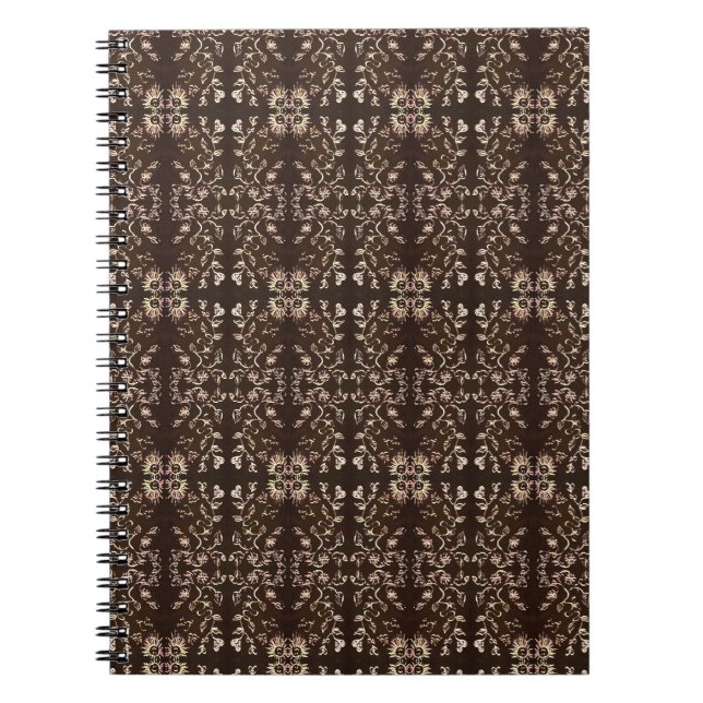Cuaderno Patrón de Sol y Flores (Frente)