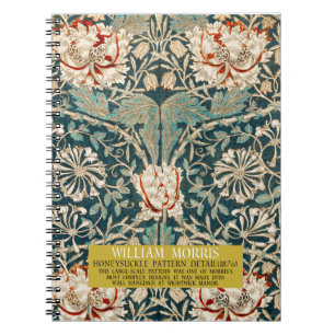 Cuaderno Patrón de succión de miel - Diseño de William Morr