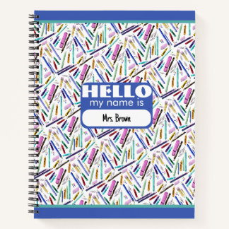 Cuaderno Patrón de suministros escolares