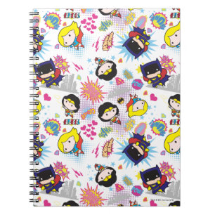 Cuaderno Patrón de Super Heroína Chibi