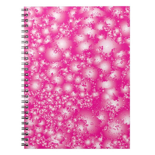 Cuaderno Patrón de Super Splash de tinta abstracta divertid (Frente)