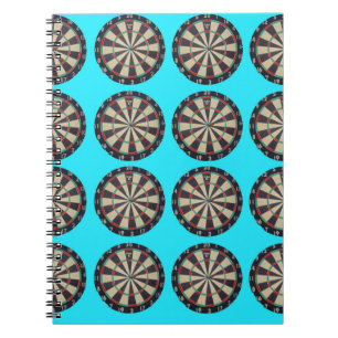 Cuaderno Patrón de tableros de Aqua,