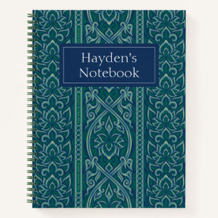 Cuaderno Patrón de Tapiz Emerald Lotus - El Lotus blanco