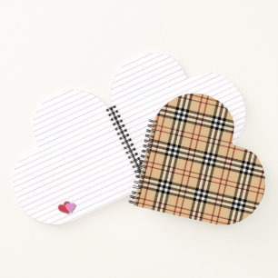Cuaderno Patrón de Tartán Escocés