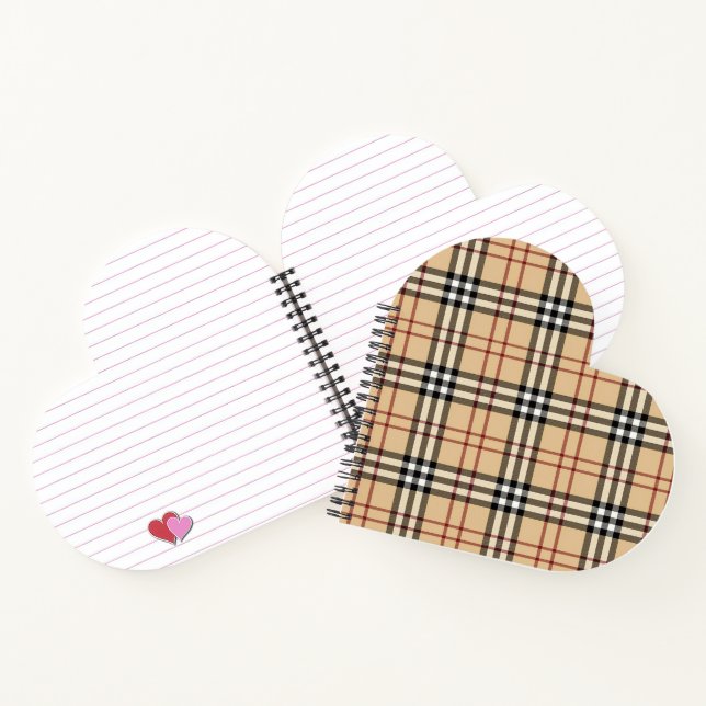 Cuaderno Patrón de Tartán Escocés     (Interior)