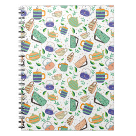 Cuaderno patrón de té