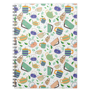 Cuaderno patrón de té