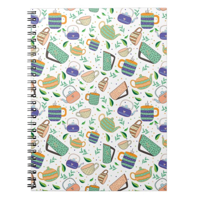 Cuaderno patrón de té (Frente)