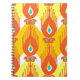 Cuaderno Patrón de tela de Ikat
