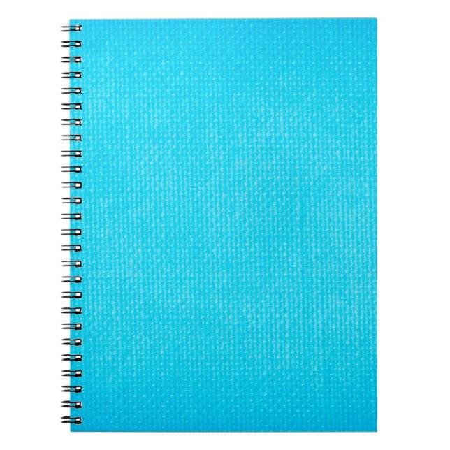 Cuaderno Patrón de tela de textura de lienzo (Frente)