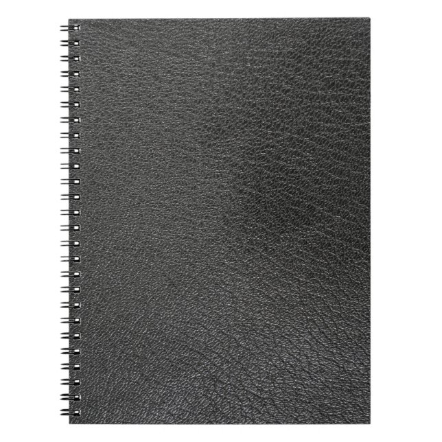 Cuaderno patrón de textura de cuero (Frente)