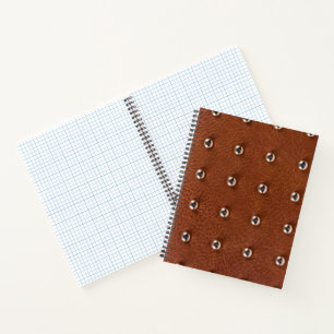 Cuaderno patrón de textura de cuero