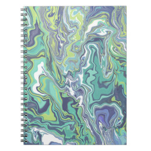 Cuaderno Patrón de textura de mármol